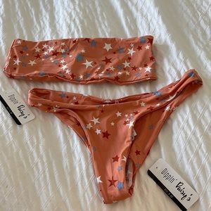 Dippin daisy star bikini set sz S